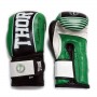 Перчатки боксерские THOR THUNDER, зеленые (кожа)