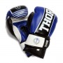 Перчатки боксерские THOR THUNDER, синие (кожа)