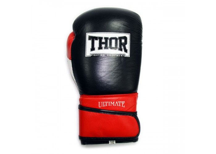Боксерские перчатки THOR ULTIMATE(Leather)W/B/R