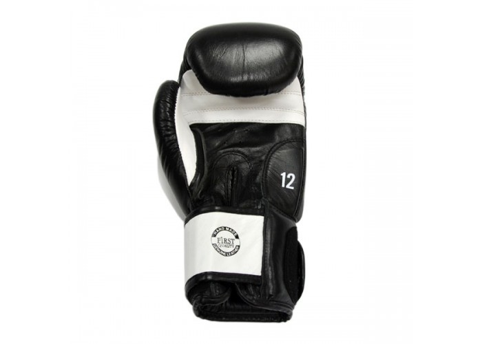 Боксерские перчатки THOR SPARRING(Leather)BLK/WH